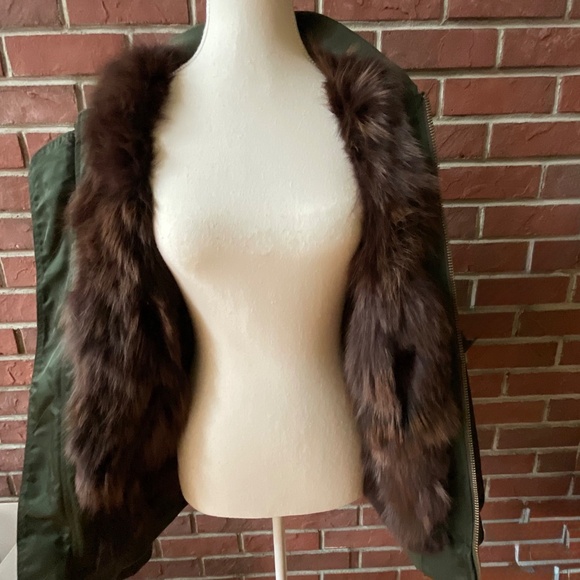 Mr.& Mrs.Italy Bomber Jacket Fur Lining Size M - Picture 1 of 16